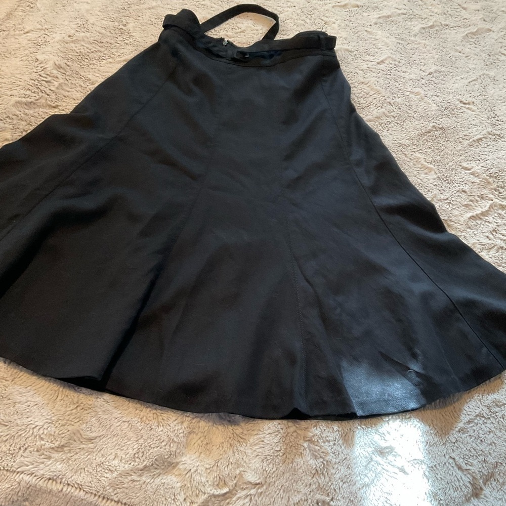 Ann Taylor Fit and Flare Linen Skirt Size 2